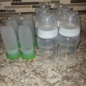 Playtex nurser bottles and silicone pods
